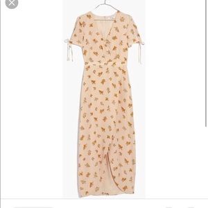 Madewell Size 4 silk wrap dress